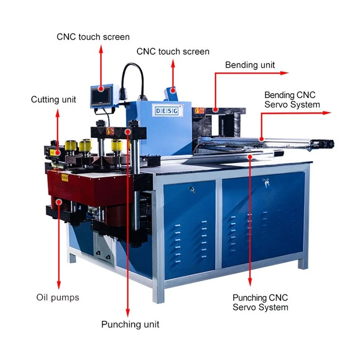 Multifunction Busbar Processing Machine